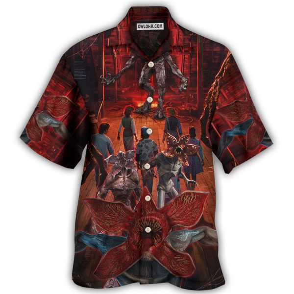 Demogorgon Monster Invading Hawkins - Hawaiian Shirt Jezsport.com