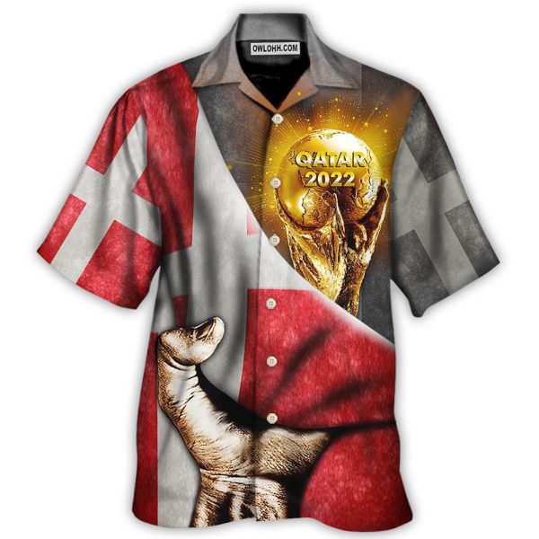 World Cup Qatar 2022 Denmark Will Be The Champion - Hawaiian Shirt Jezsport.com