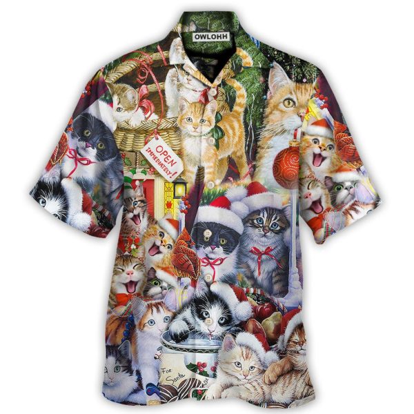 Christmas Cat Love Xmas - Hawaiian Shirt Jezsport.com