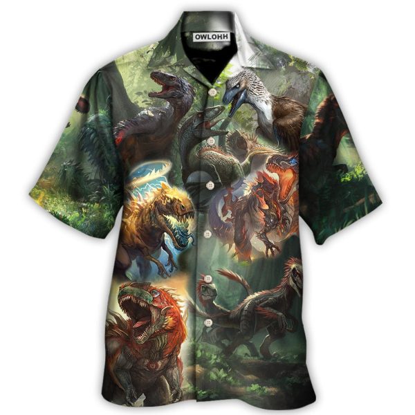 Jurassic Park Dinosaur I Am Roar In The Jungle - Hawaiian Shirt Jezsport.com