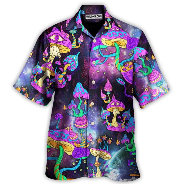 Hippie Mushroom Hippie Life Lover - Hawaiian Shirt Jezsport.com