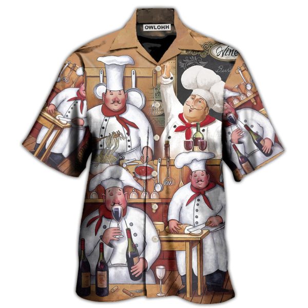 Chef The Best Master Cooking Vintage Style - Hawaiian Shirt Jezsport.com