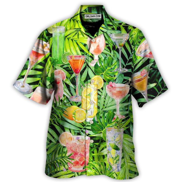 Cocktail Classy Tropical Summer - Hawaiian Shirt Jezsport.com