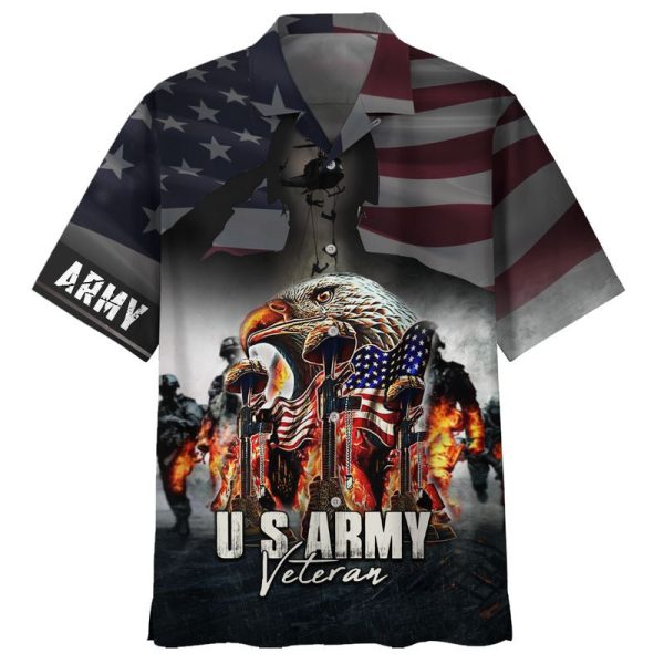 Army Us War Eagle And Veteran Hawaiian Shirt Jezsport.com