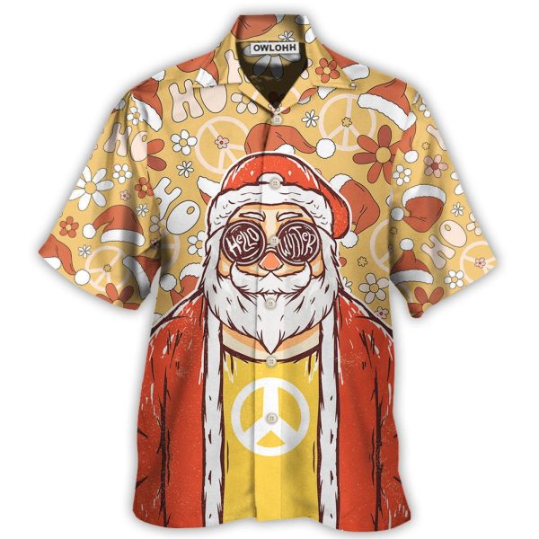 Christmas Santa Cutie Hippie Groovy - Hawaiian Shirt Jezsport.com