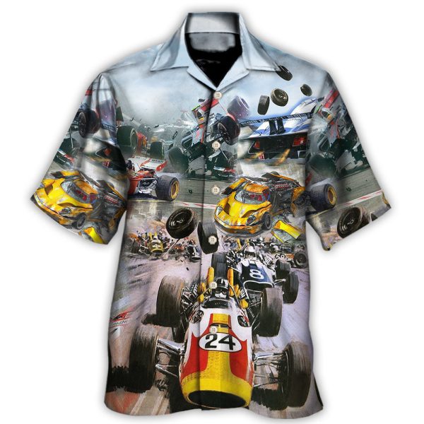 Formula One Car Racing Fast Style - Hawaiian Shirt Jezsport.com