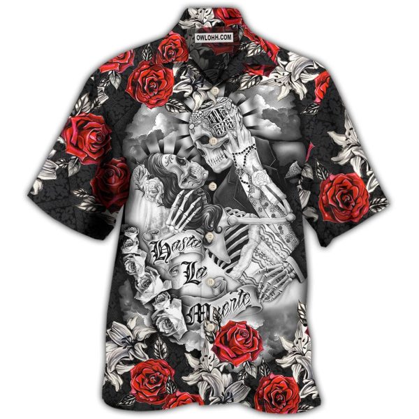 Skull Women's Day, Valentine Gift's Day Art - Hawaiian Shirt Jezsport.com