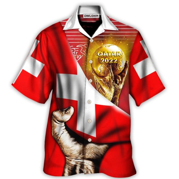 World Cup Qatar 2022 Switzerland Will Be The Champion Flag Vintage - Hawaiian Shirt Jezsport.com