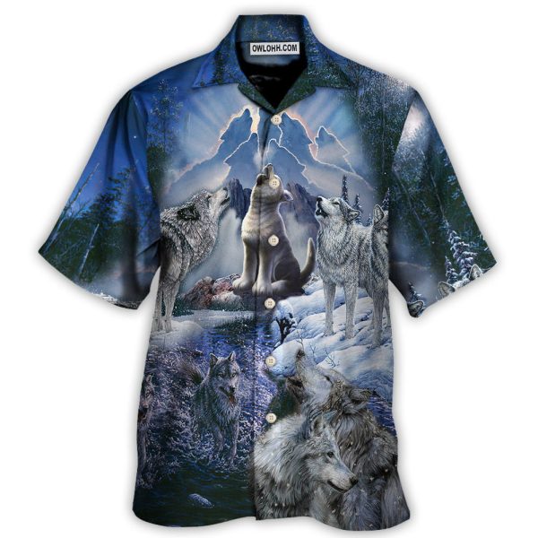 Wolf Is Not Lonely Just Alone - Hawaiian Shirt Jezsport.com