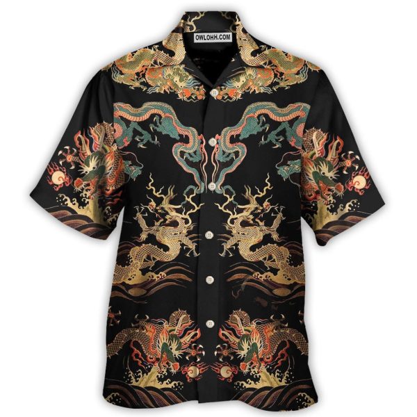 Dragon Chinese Dragon Royal - Hawaiian Shirt Jezsport.com