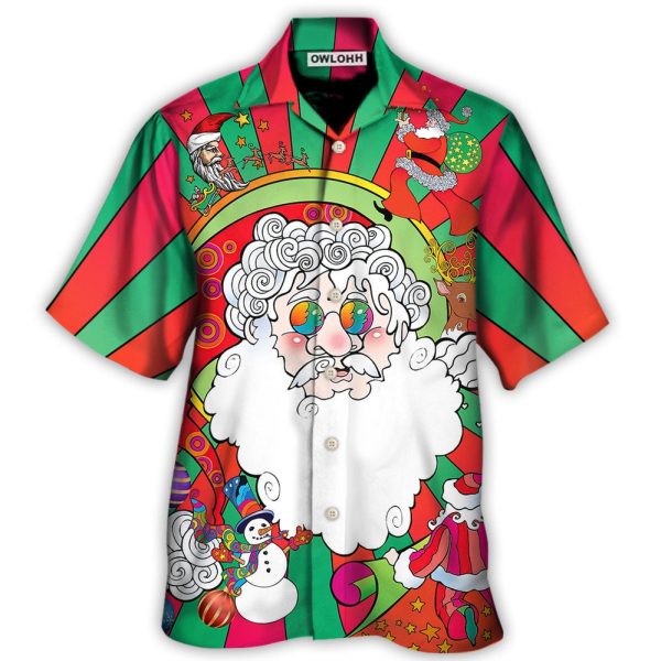 Hippie Santa Fantasy World Unreal - Hawaiian Shirt Jezsport.com