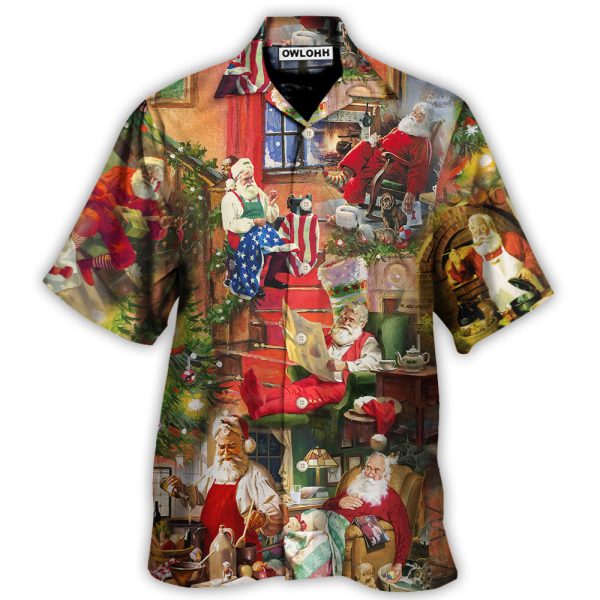 Christmas Santa Claus In Daily Life - Hawaiian Shirt Jezsport.com