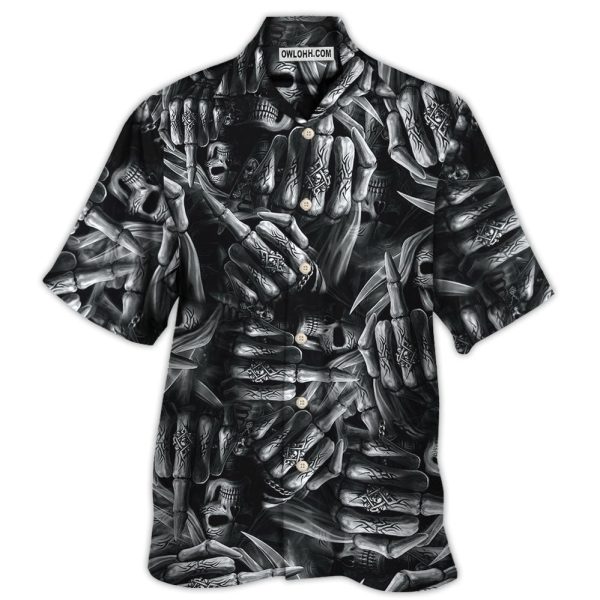 Skull Life Is The Whisper Of The Death - Hawaiian Shirt Jezsport.com