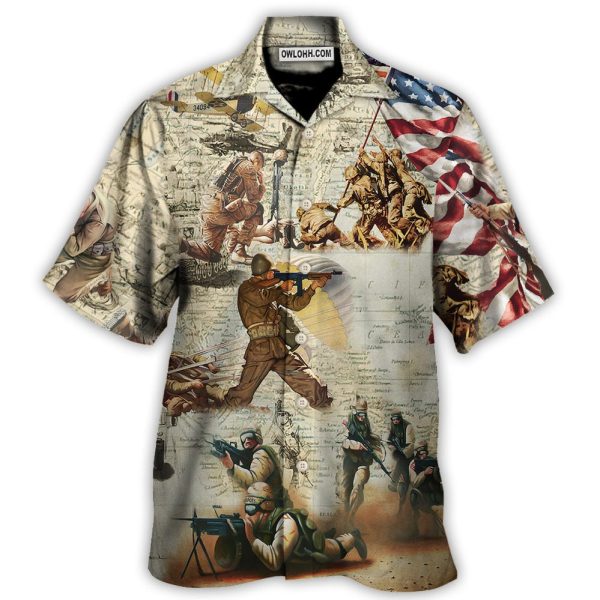 Veteran Memory Soldier's Prayer - Hawaiian Shirt Jezsport.com