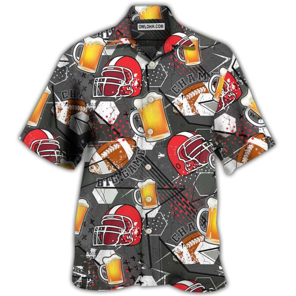 Beer I Like Beer And Rugby And Maybe 3 People - Hawaiian Shirt Jezsport.com