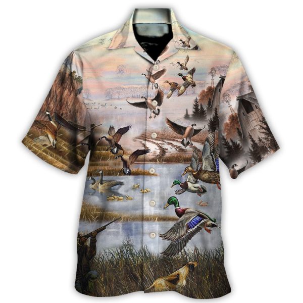 Duck I Still Play Duck Duck Goose - Hawaiian Shirt Jezsport.com