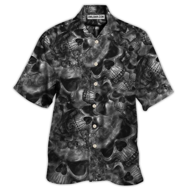 Skull Life's True Face Is The Skull - Hawaiian Shirt Jezsport.com