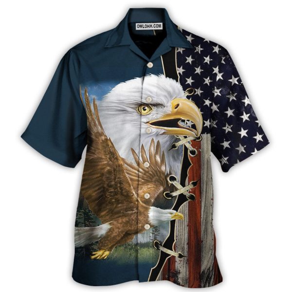 America Eagle Wildlife Faith - Hawaiian Shirt Jezsport.com