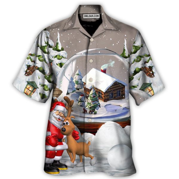 Christmas Santa Giving Christmas For Everyone - Hawaiian Shirt Jezsport.com