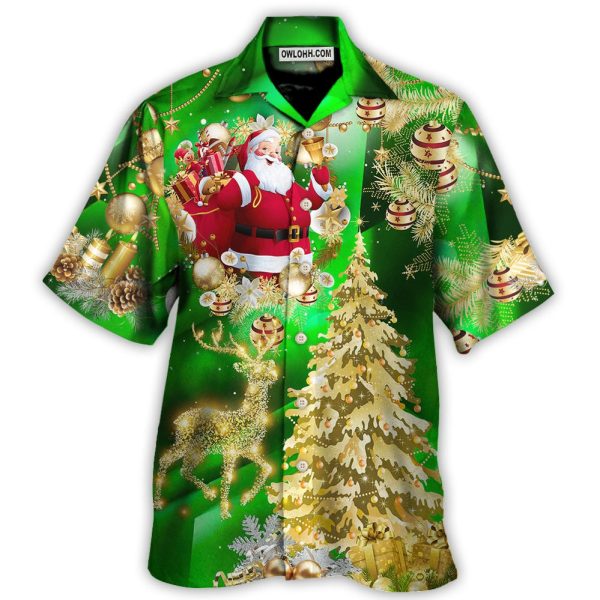 Christmas Tree Green Style - Hawaiian Shirt Jezsport.com