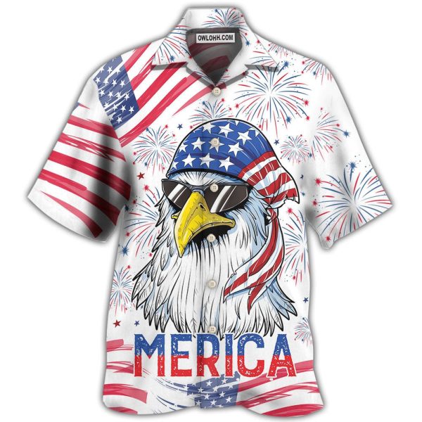 Eagle Independence Day American - Hawaiian Shirt Jezsport.com