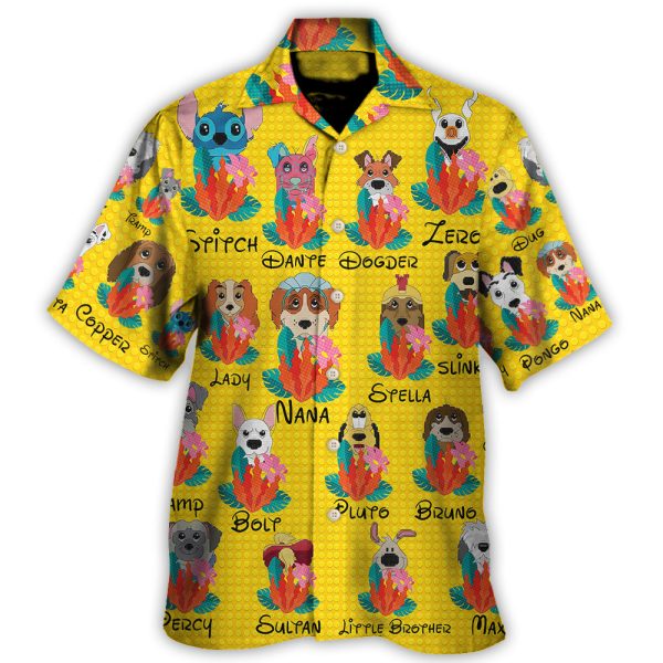 Dog Of DN Funny Dog Tropical Floral Lego Style Lovers Dog - Hawaiian Shirt Jezsport.com