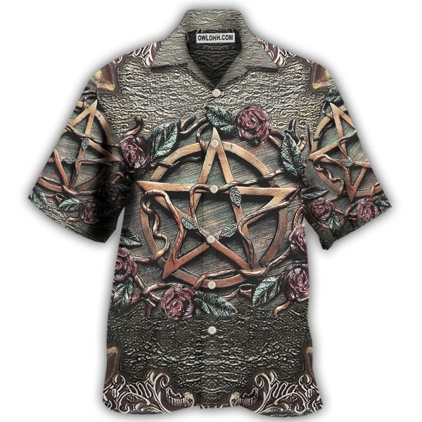 Wicca Halloween Amazing Mystical Witch - Hawaiian Shirt Jezsport.com