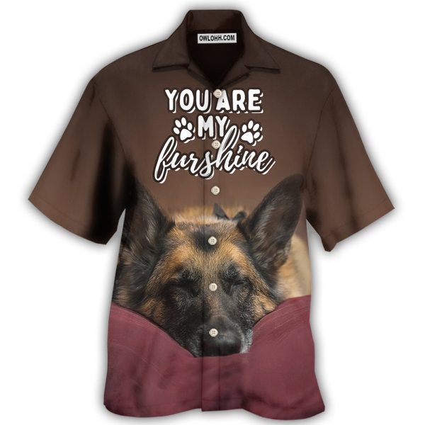 German Shepherd Sleepy Dog You Are My Furshine - Hawaiian Shirt Jezsport.com