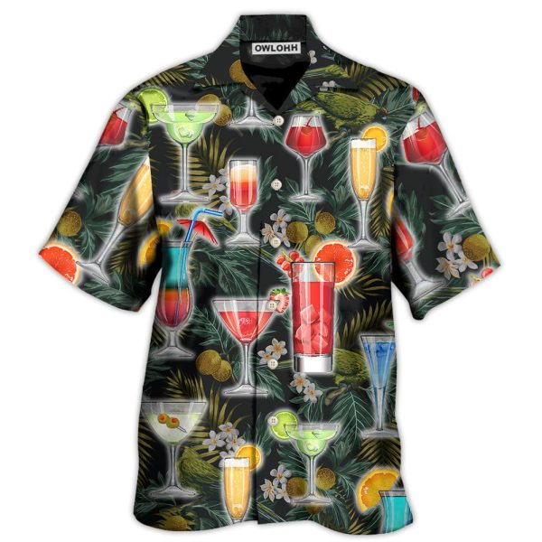 Cocktail Summer Tropical Beach - Hawaiian Shirt Jezsport.com