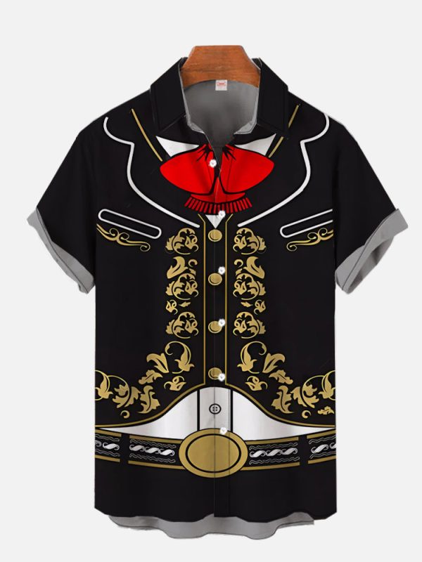 Cinco de Mayo Mariachi Mexico Costume Cartoon Hawaiian Shirt Jezsport.com