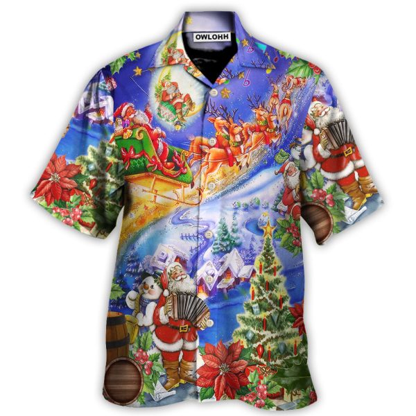 Christmas Santa Claus Love - Hawaiian Shirt Jezsport.com