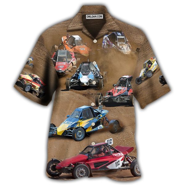 Autocross Cars Crazy Racing - Hawaiian Shirt Jezsport.com