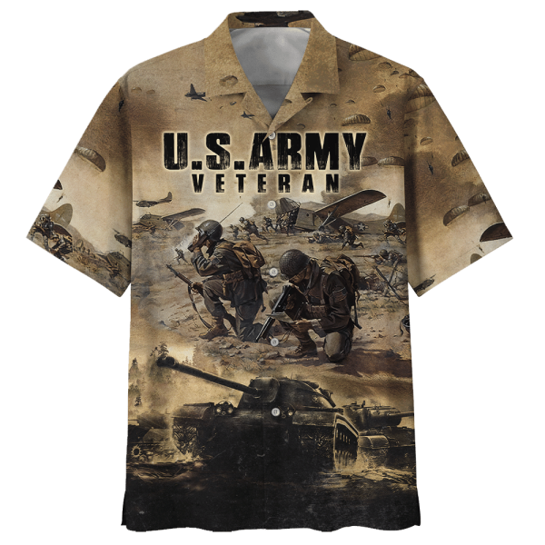 US Army Veteran Hawaiian Shirt Jezsport.com