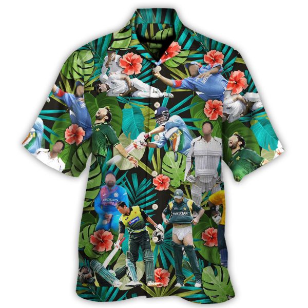 Cricket Sport Funny Play Amazing Tropical Art - Hawaiian Shirt Jezsport.com