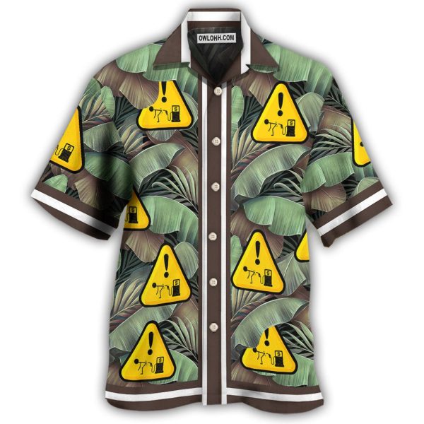 Gas Pump Get Screwed Funny Tropical Leaf - Hawaiian Shirt Jezsport.com