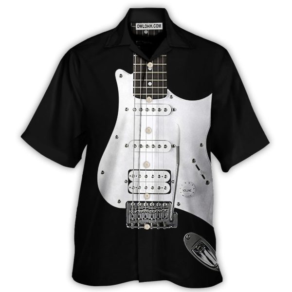 Guitar Black Electric Guitar - Hawaiian Shirt Jezsport.com