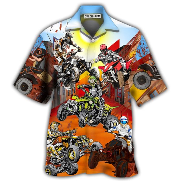 ATV Quad Riding Hard - Hawaiian Shirt Jezsport.com