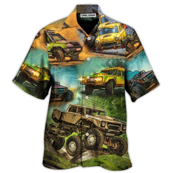 Jeep Abstract So Cool Vintage Art Style - Hawaiian Shirt Jezsport.com