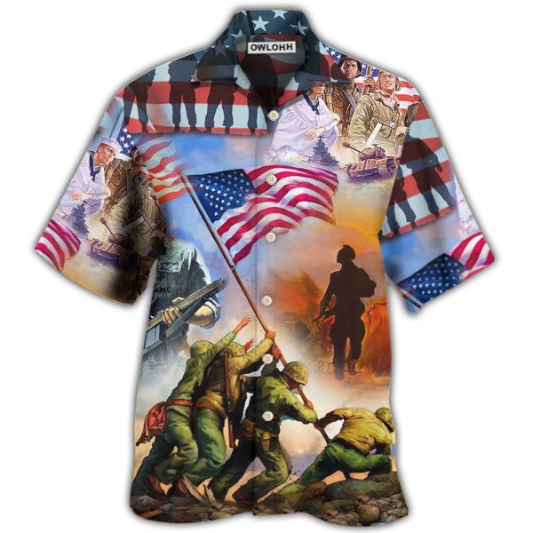 Veteran USA Veteran Proud - Hawaiian Shirt Jezsport.com