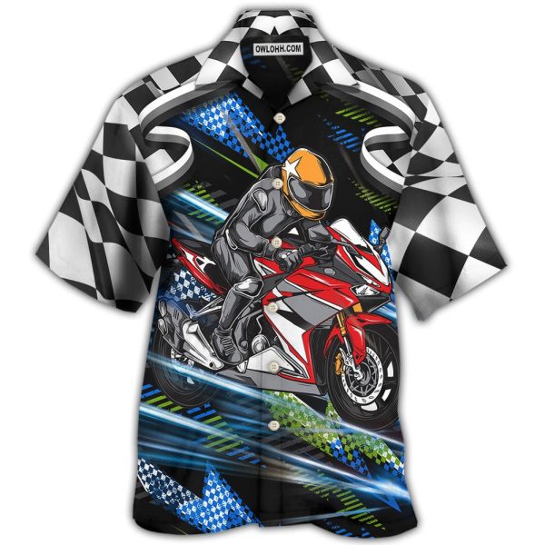 Motorbike Dog I Like Dogs And Motogp - Hawaiian Shirt Jezsport.com