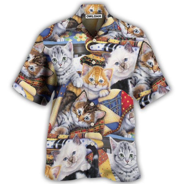 Cat Kitten Is So Cute - Hawaiian Shirt Jezsport.com