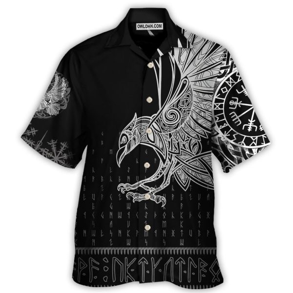 Viking Raven Odin Victory - Hawaiian Shirt Jezsport.com