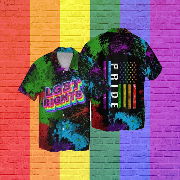 LGBT Rights Rainbow Pride Clothing For Ally Hawaiian Shirts Jezsport.com