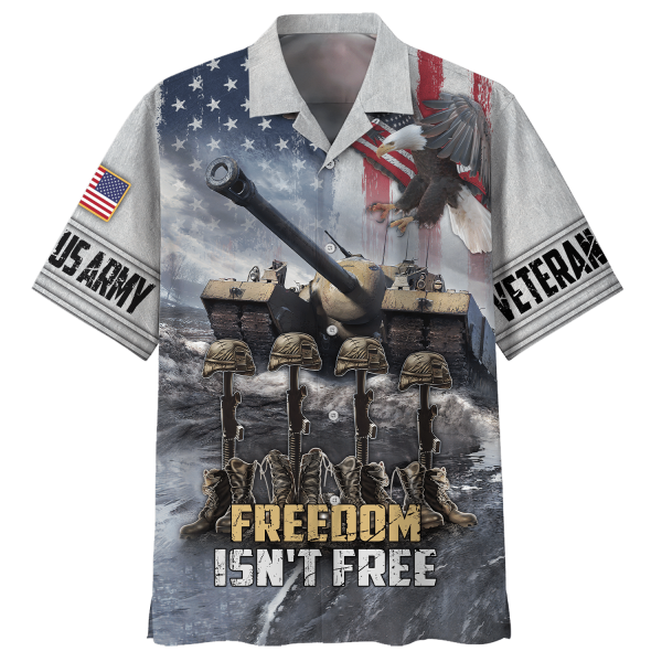 Army Cannon, Freedom Isn'T Free Hawaiian Shirt Jezsport.com