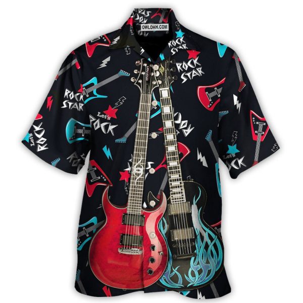 Guitar All I Need Is Playing Music - Hawaiian Shirt Jezsport.com