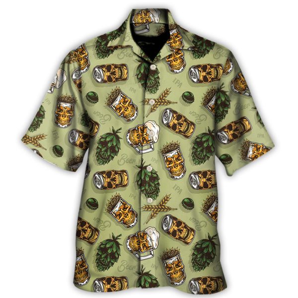 Beer Favorite Bassic Background - Hawaiian Shirt Jezsport.com