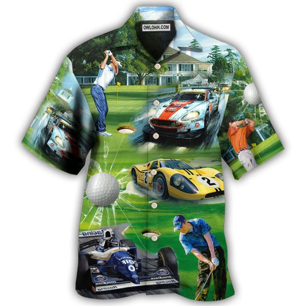 Racing And Golf Lover - Hawaiian Shirt Jezsport.com