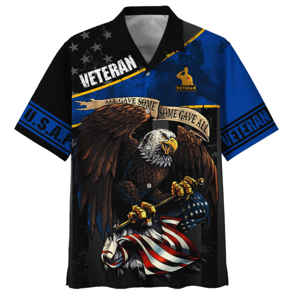 Air Force Some Gave All Eagle Hawaiian Shirt Jezsport.com