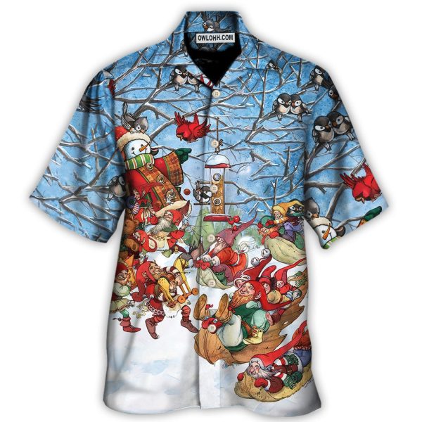 Christmas Gnome Play Winter Christmas - Hawaiian Shirt Jezsport.com