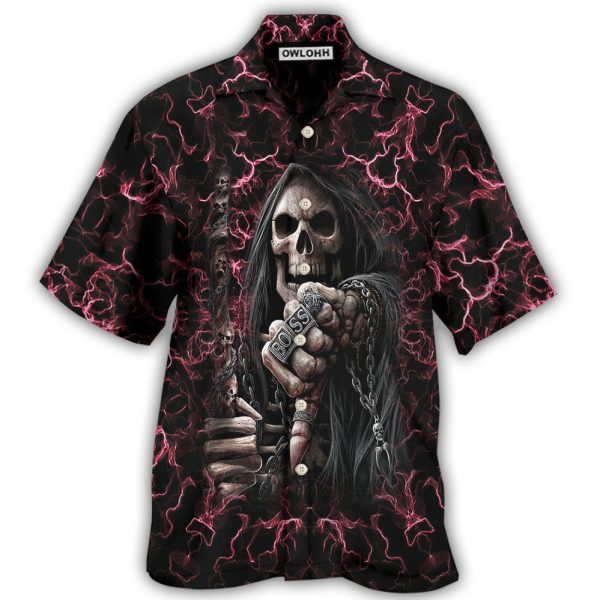 Skull Your First Mistake - Hawaiian Shirt Jezsport.com